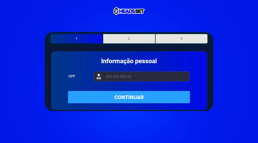 etapas para criar sua conta na headsbet brasil