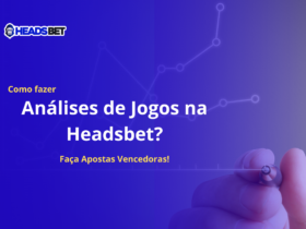 Como fazer análises de jogos na Headsbet – Apostas Esportivas de Sucesso! Mão segurando uma caneta em direção a um gráfico de linhas branco representando estatísticas de apostas esportivas
